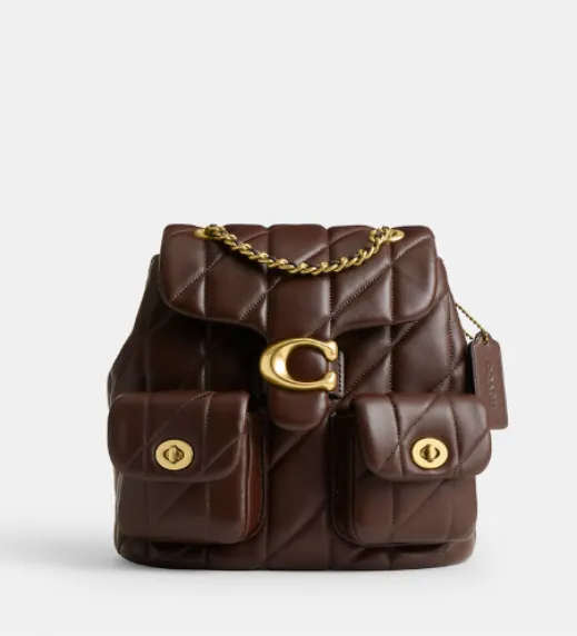 Tabby Backpack With Quilting